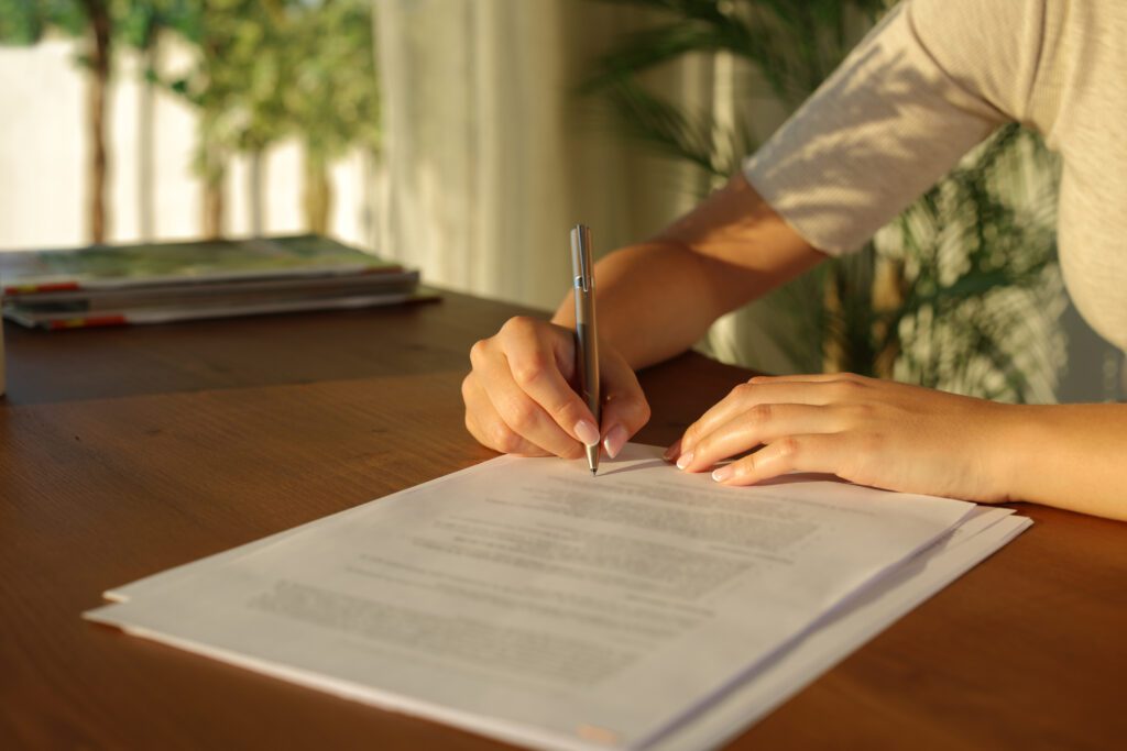 signing arriva residential documents